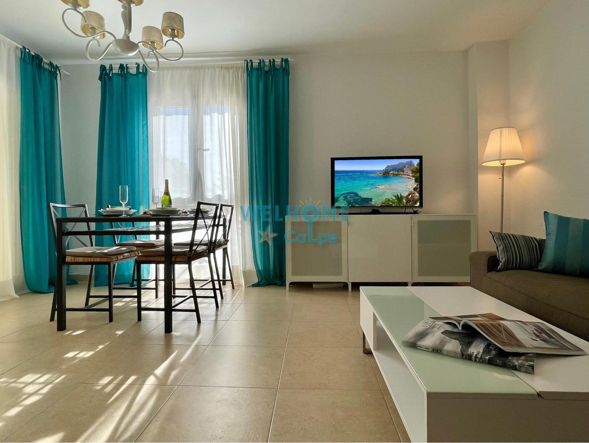 Manzana Bonito Y Comodo Apartamento Con Piscina Кальпе Экстерьер фото